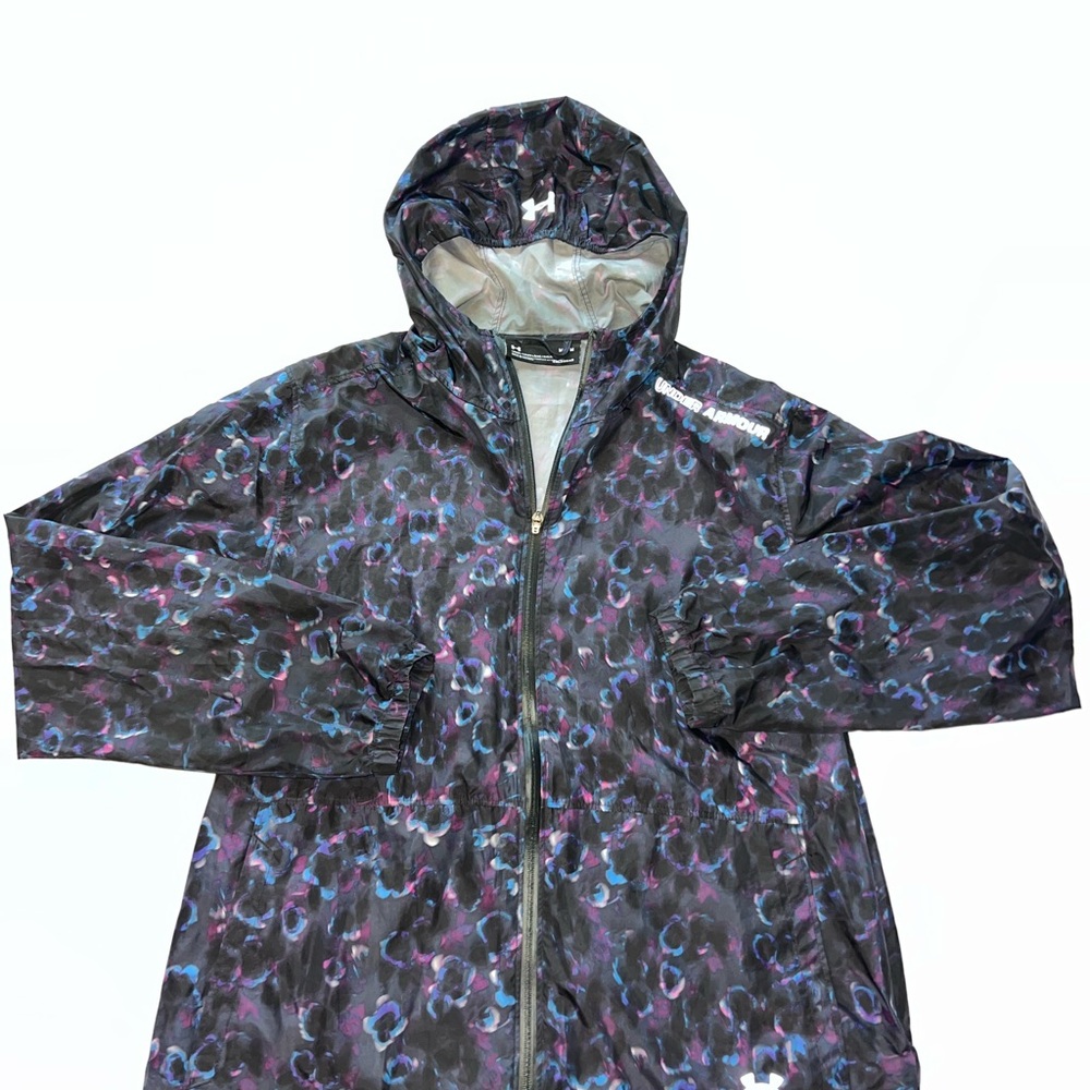Under Armour Storm Rain Hooded Jacket Black Multi Color Size M, Gorpcore Hiking